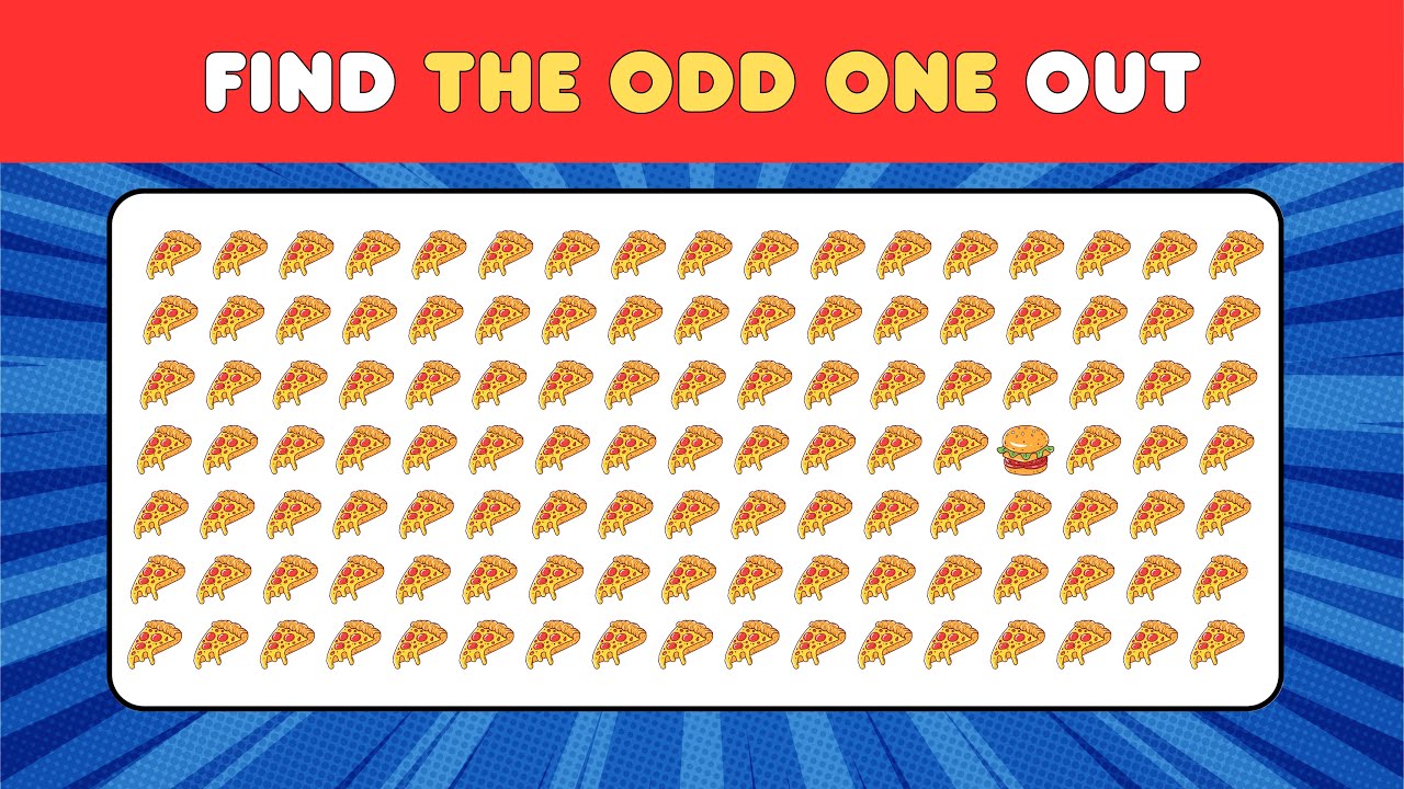 Only 1% Can Find the Odd One Out in All 30 Puzzles! 🧠💥 Can You? (EASY to IMPOSSIBLE)