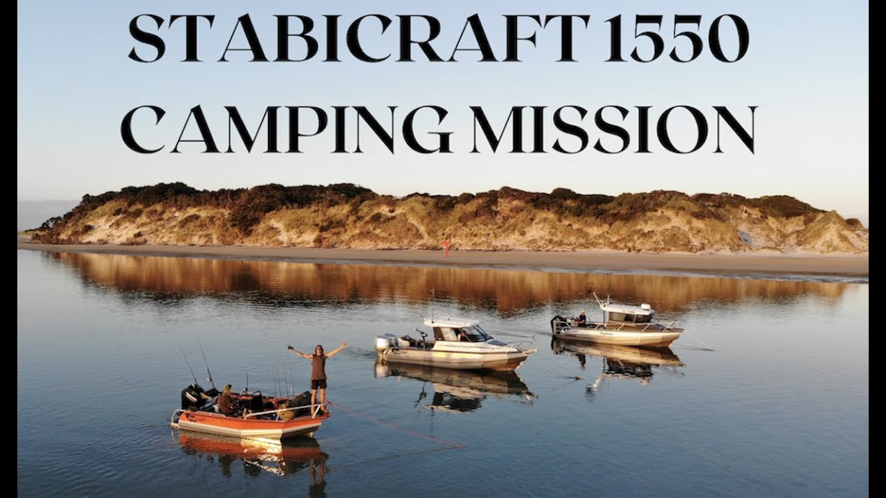 CAMPING & SPEARING FLOUNDER aboard the all new STABICRAFT 1550 FRONTIER
