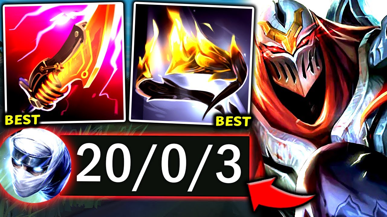 ZED TOP #1 BEST BUILD TO 1V5 EVERYONE (ZED IS A BEAST👌) - 2025 Zed TOP Gameplay Guide