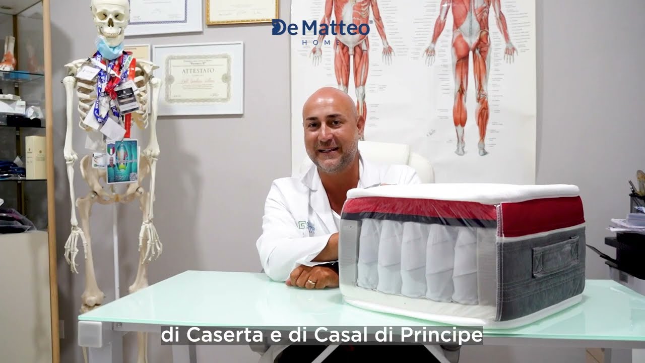 Benefici del Materasso New Memo Molle spiegati dal Dott. Fellone - De Matteo Home