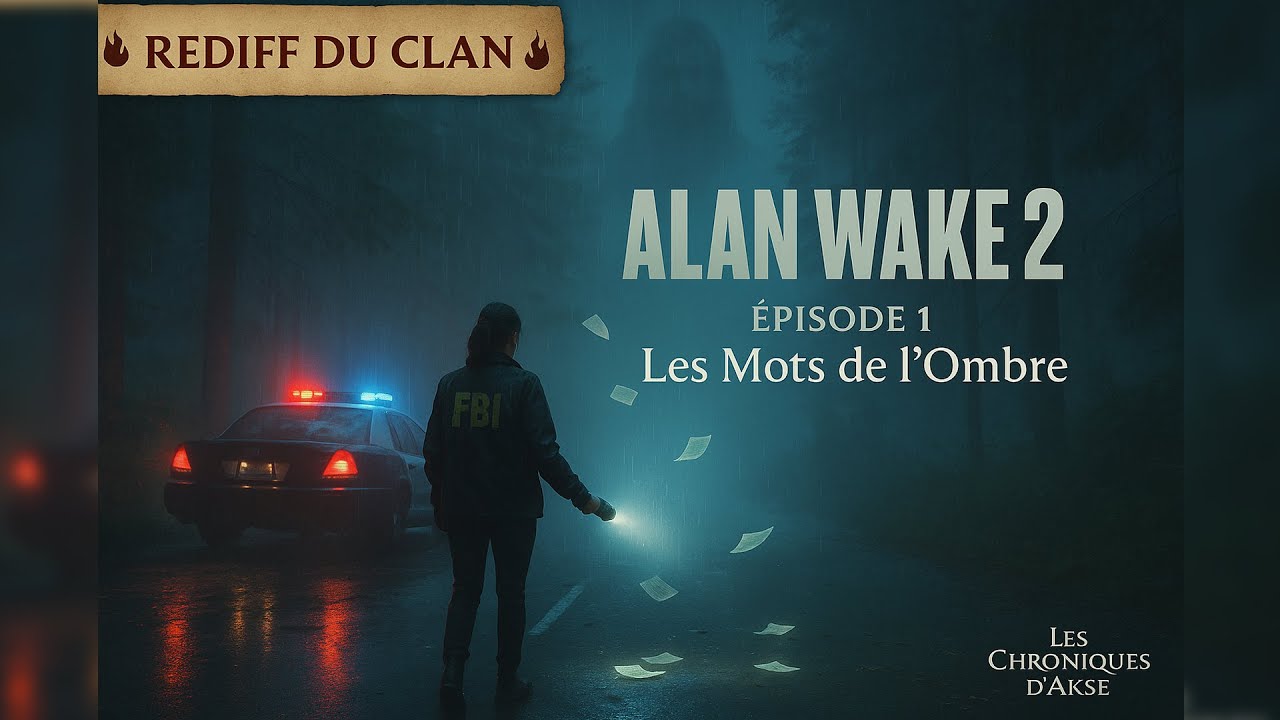 ALAN WAKE 2 #01 | Les Mots de l'Ombre | Rediff Live
