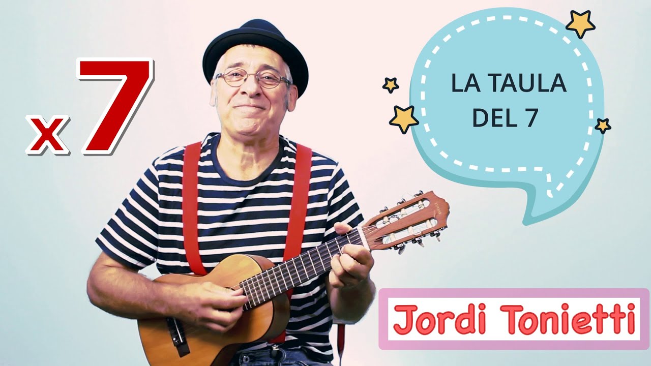 *La taula de multiplicar del 7- Català - #Latauladel7 #Lataulademultiplicardel7 -Jordi Tonietti