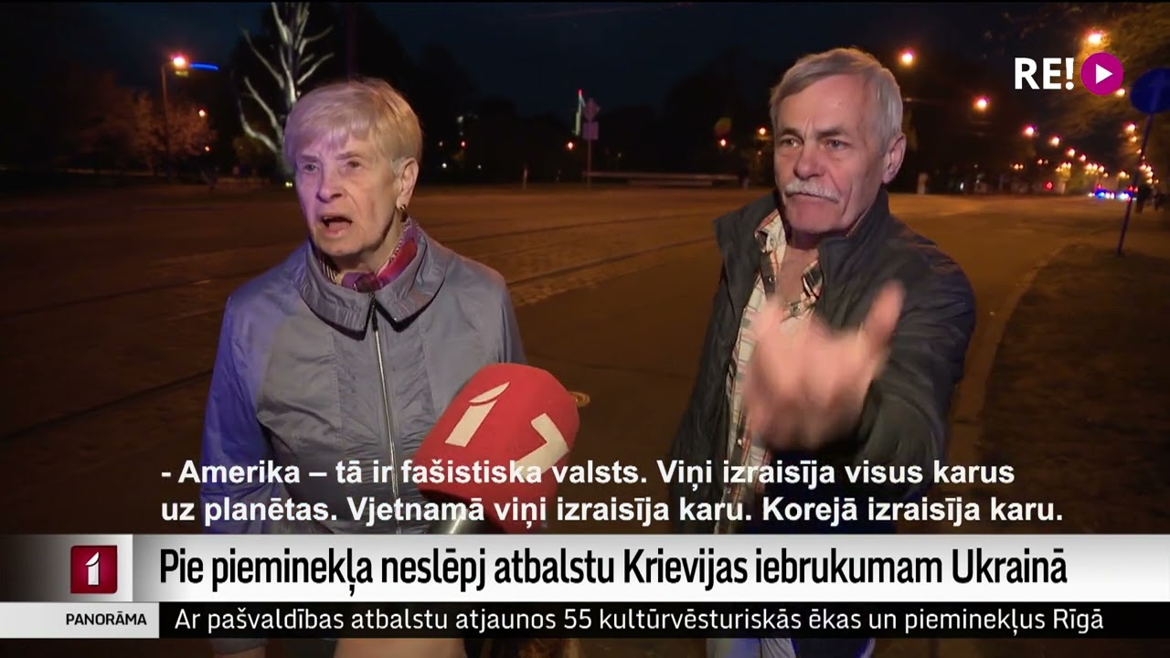 Pie pieminekļa neslēpj atbalstu Krievijas iebrukumam Ukrainā