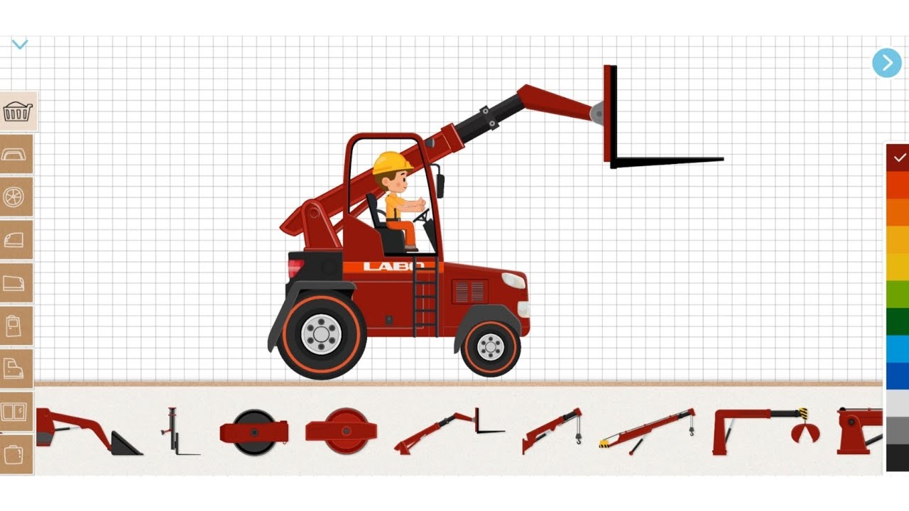 Labo Construction Truck - Telehandler Forklift