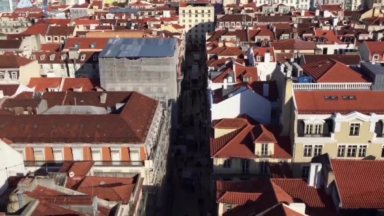 View from Santa Justa lift platform | LetsGotoLisbon