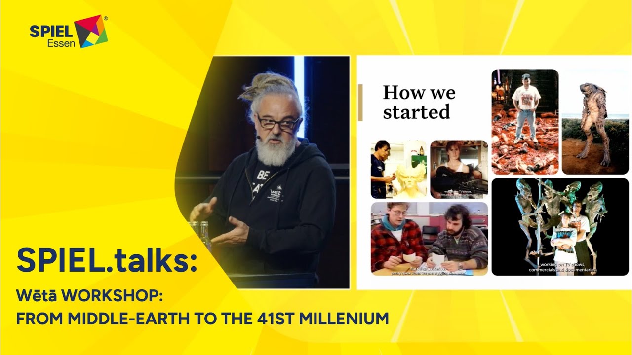 SPIEL.talks 2025 Wētā Workshop: From Middle-Earth to the 41st Millenium