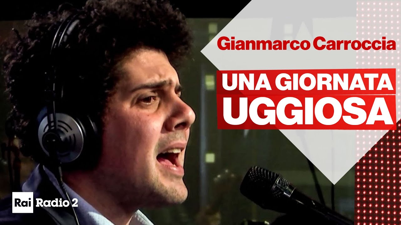 Gianmarco Carroccia canta a Radio2 Social Club - Una Giornata Uggiosa