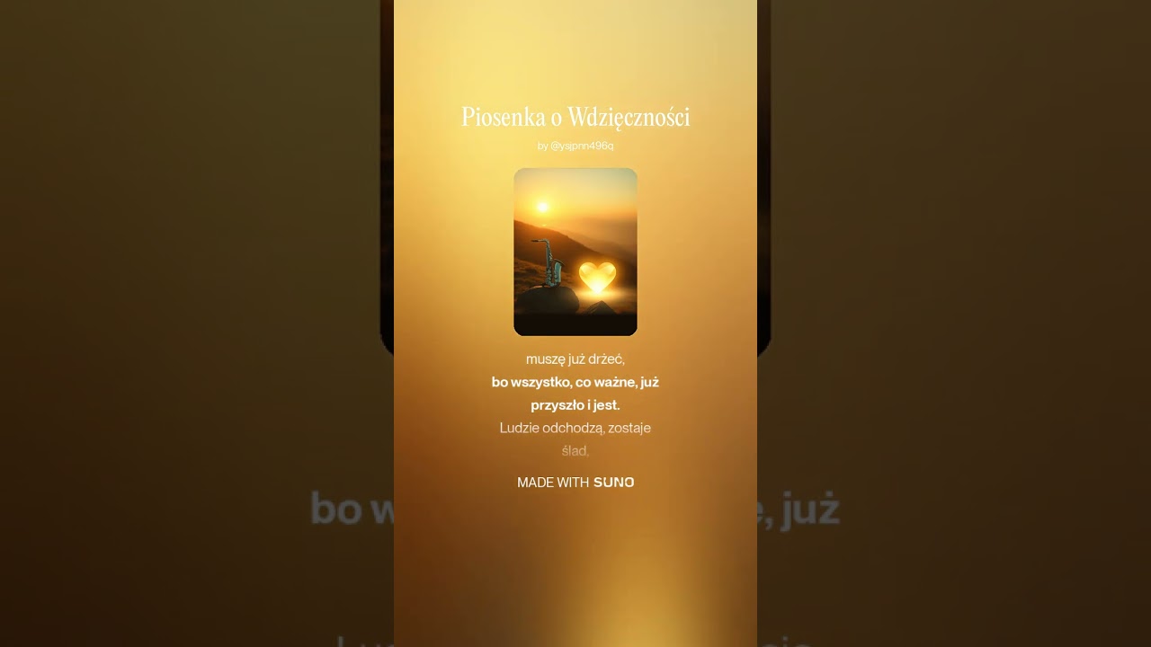 Piosenka o Wdzięczności