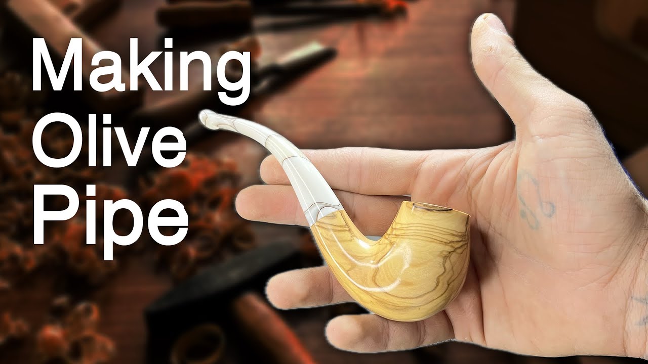 Olive Wood Pipe Crafting