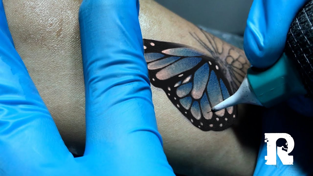 Tattoo Real-Time video Butterfly Tattoo