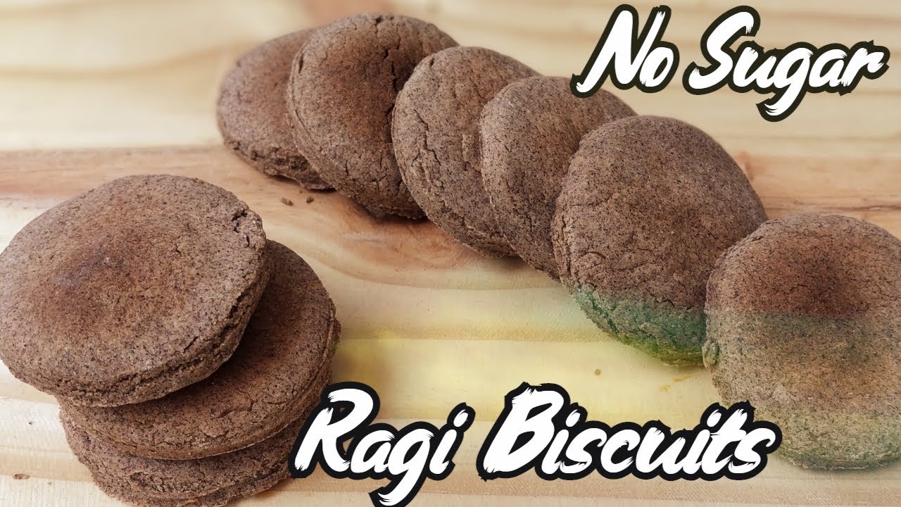 Eggless Ragi Biscuits -  Healthy Cookies - Snacks - Ragi Recipes - chocolate chips Millet Cookies