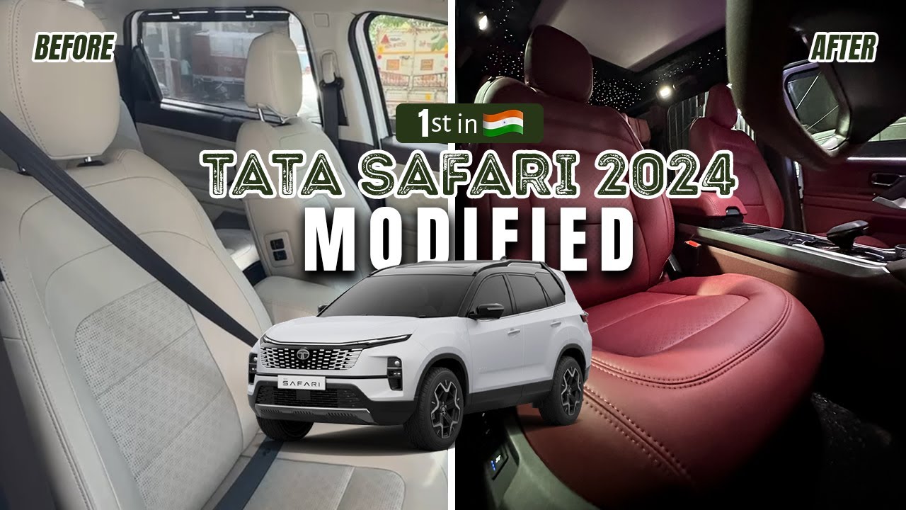 1st in India Tata safari modified | Pegasus Premium#tata #tatasafari #modified #carlover #interior