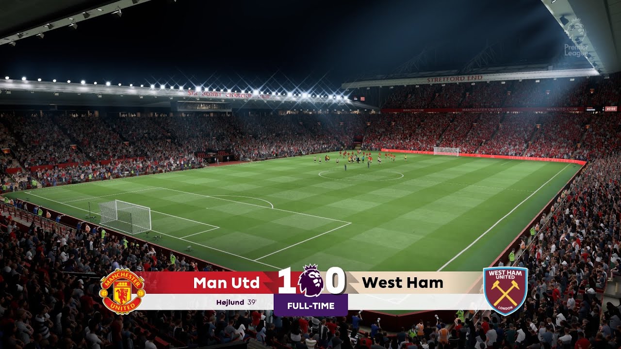 Manchester United Vs West Ham United  - Premier League 25/26 - FC 26 Game Play