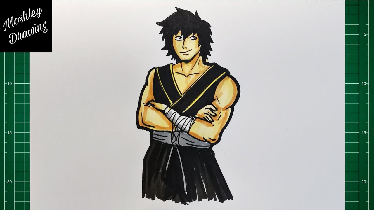How to Draw Cole from Ninjago Dragons Rising 