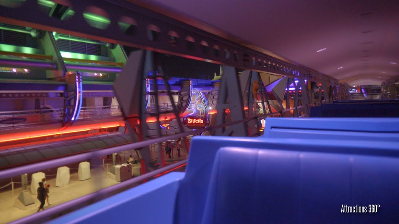 [4K] PeopleMover in Tomorrowland at Magic Kingdom - Walt Disney World
