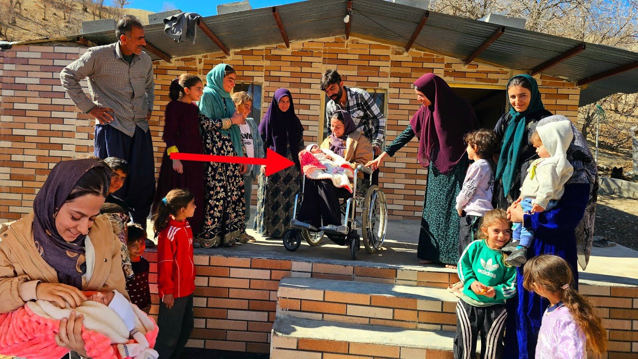 A Touching Homecoming | Young Nomadic Mother Returns After a Difficult Delivery🏔👶