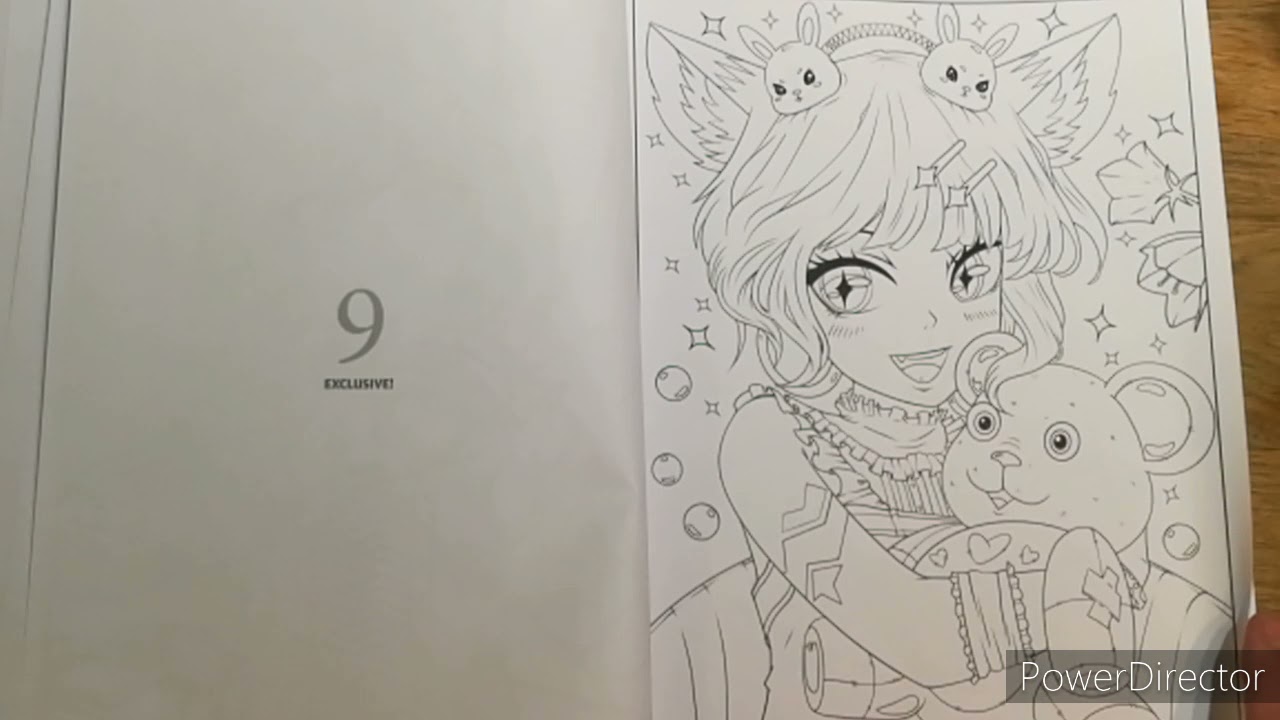 Colouring Heaven Neko girls special flip through issue 82
