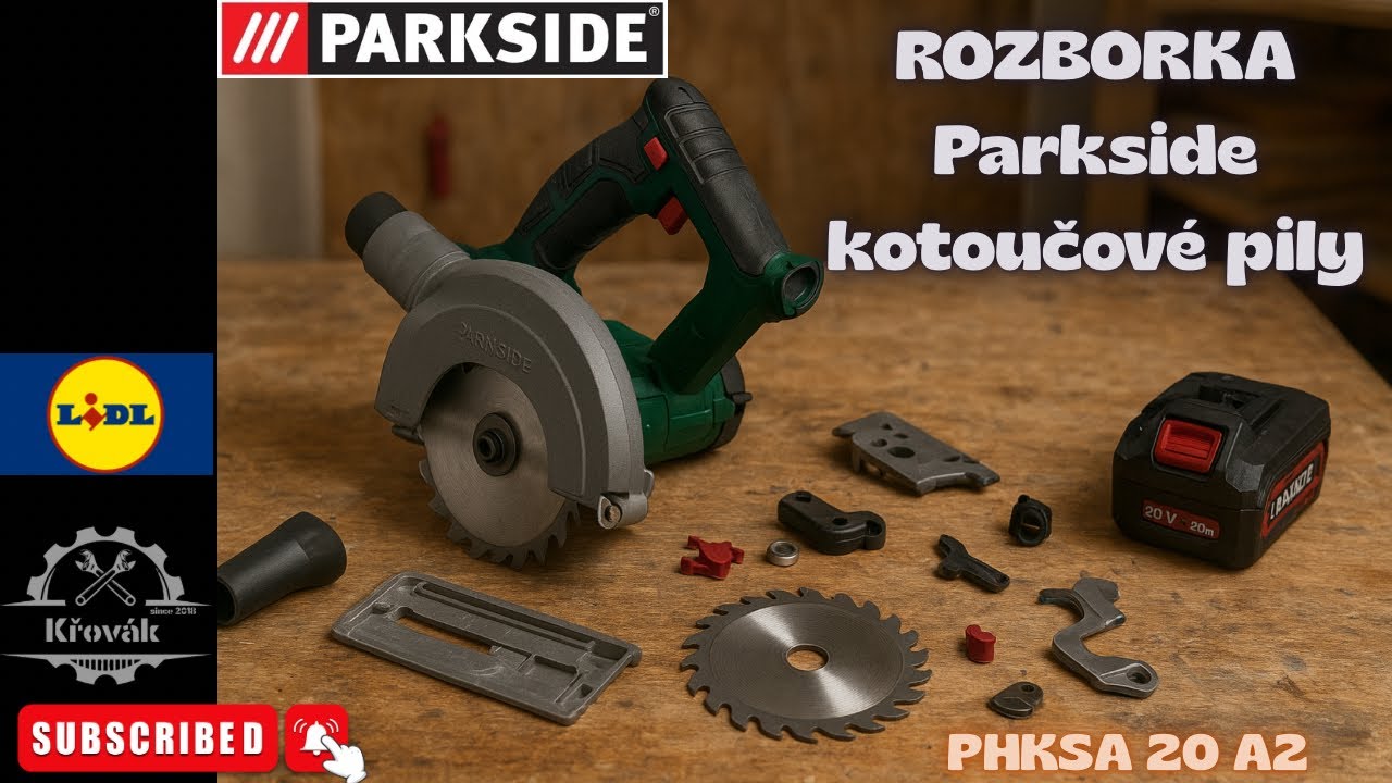Parkside PHKSA 20 A2 rozborka ponorné kotoučové pily