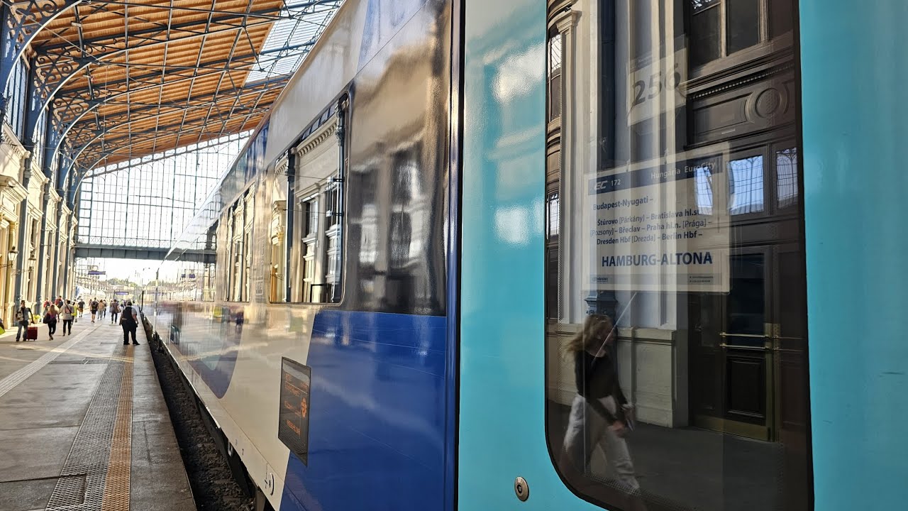 2024 07 31 10:39:44 FHD 172 HUNGÁRIA ECity (Bp-Nyugati - Bslava hl. st. ~ Praha hl. n. - Hb-Altona)