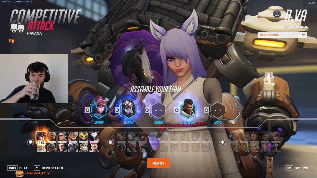 DAFRAN D.VA OVERWATCH 2 GAMEPLAY SEASON 10 TOP 500