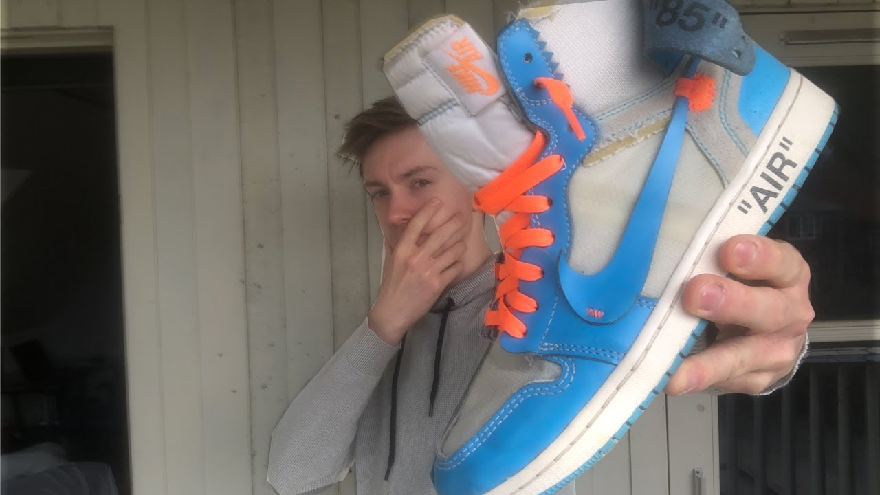 UNBOXING THE NIKE OFF WHITE AIR JORDAN 1 UNC