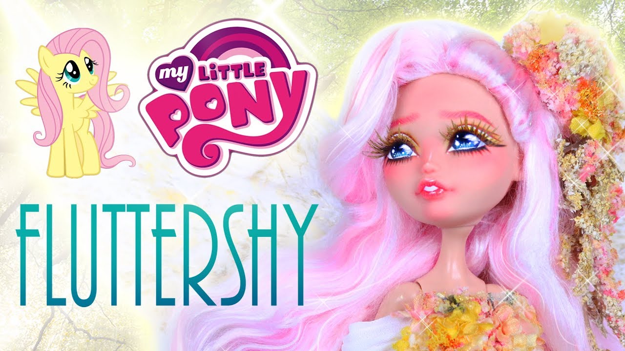 Custom Fluttershy Doll  [ MY LITTLE PONY OOAK ]