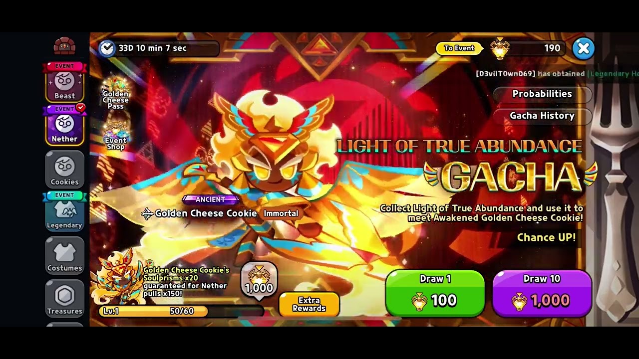 (COOKIE RUN KINGDOM) Golden Cheese Awaken Gacha soundtrack