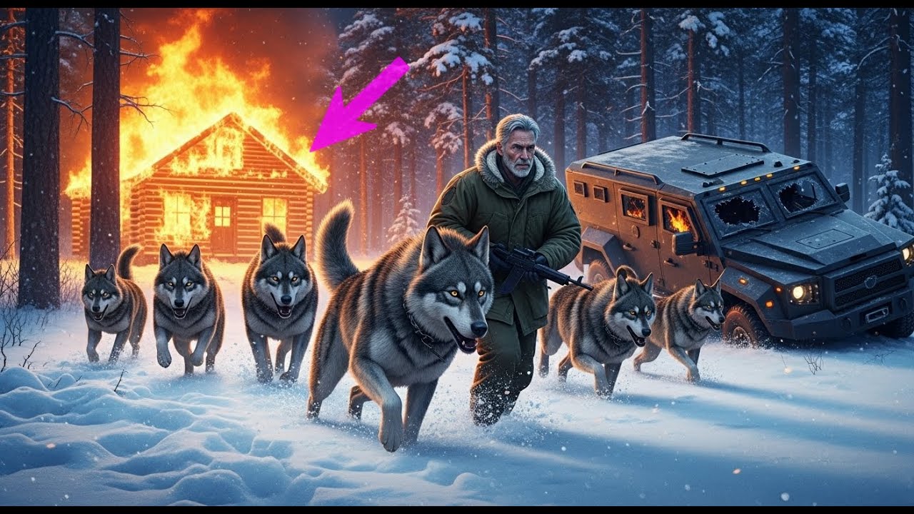 A Broken Veteran Wanted Peace—Until 6 Shackled Wolf Dogs Appeared in the Storm
