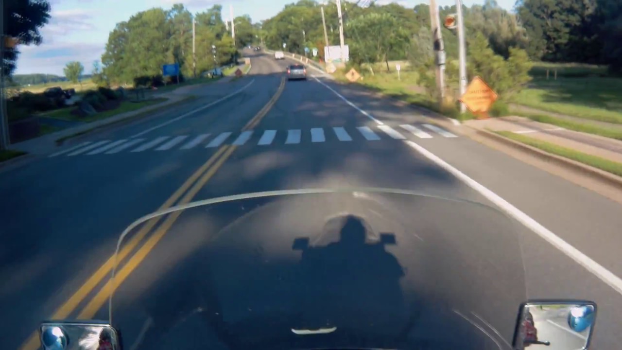 Tips for riding a motorcycle on milled pavement. My first motovlog