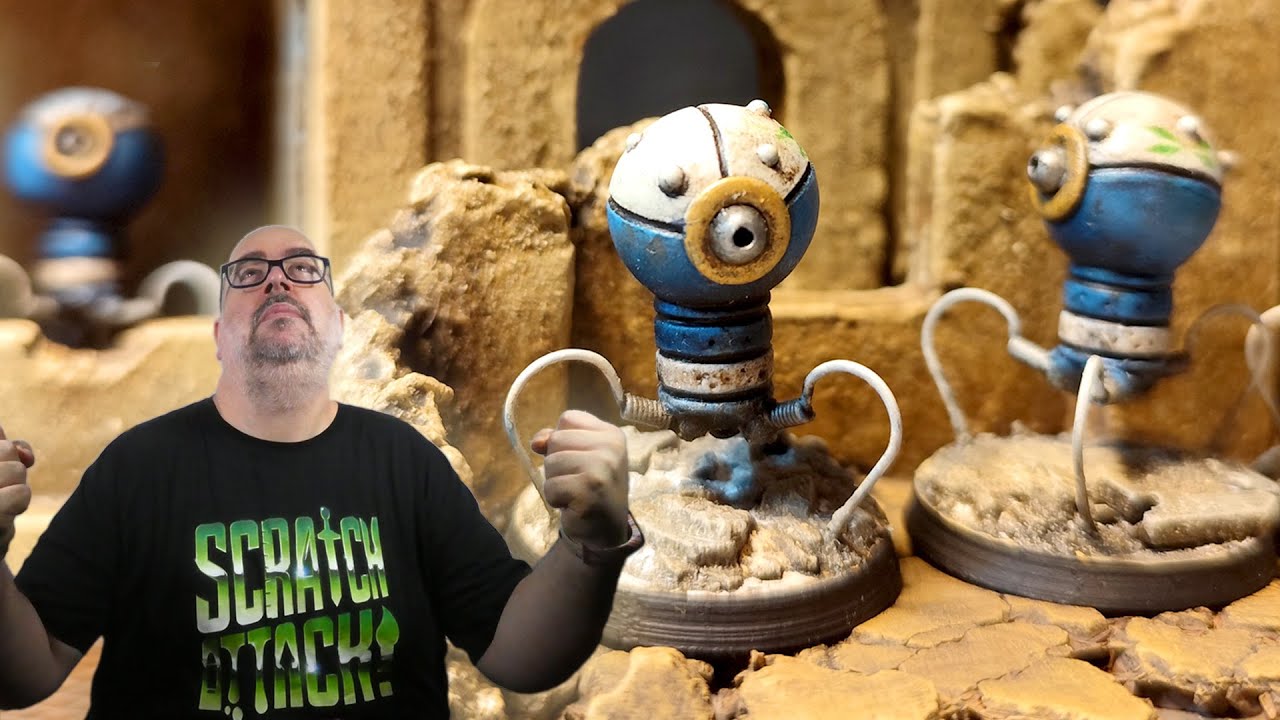 Como hacer tus propias miniaturas robóticas para wargames