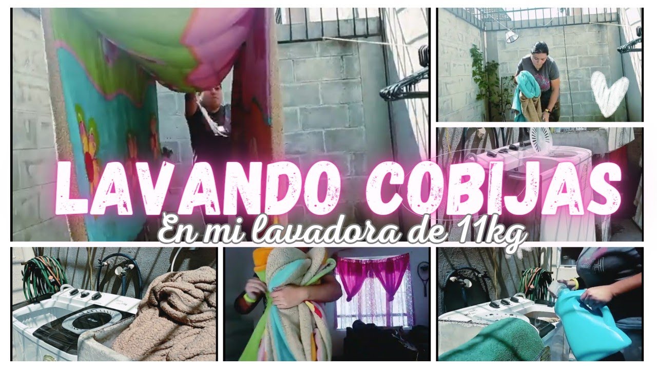 ¿VALE LA PENA COMPRARLA?LAVADORA 2 TINAS 🧦 |COMO LAVO COBIJAS ▶️  #rutinadelavado