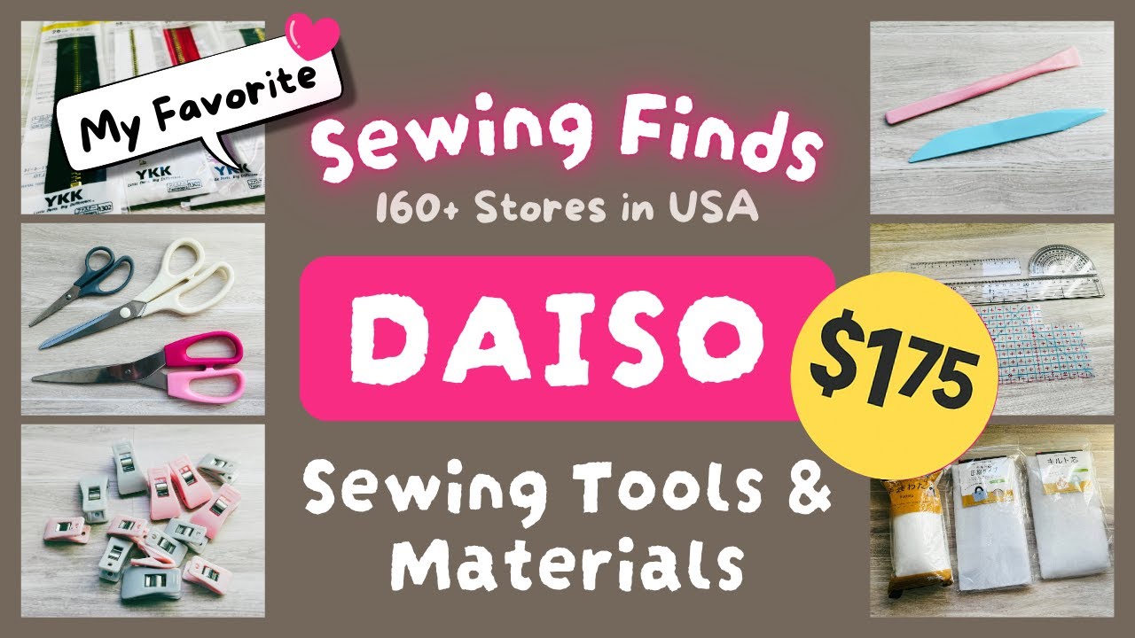 Must-Have Sewing Tools from Daiso ✨ Only $1.75!