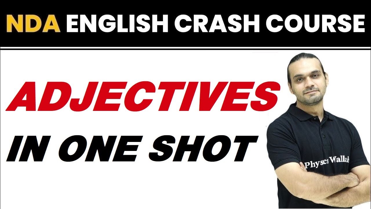 ADJECTIVES in One Shot || NDA English Crash Course