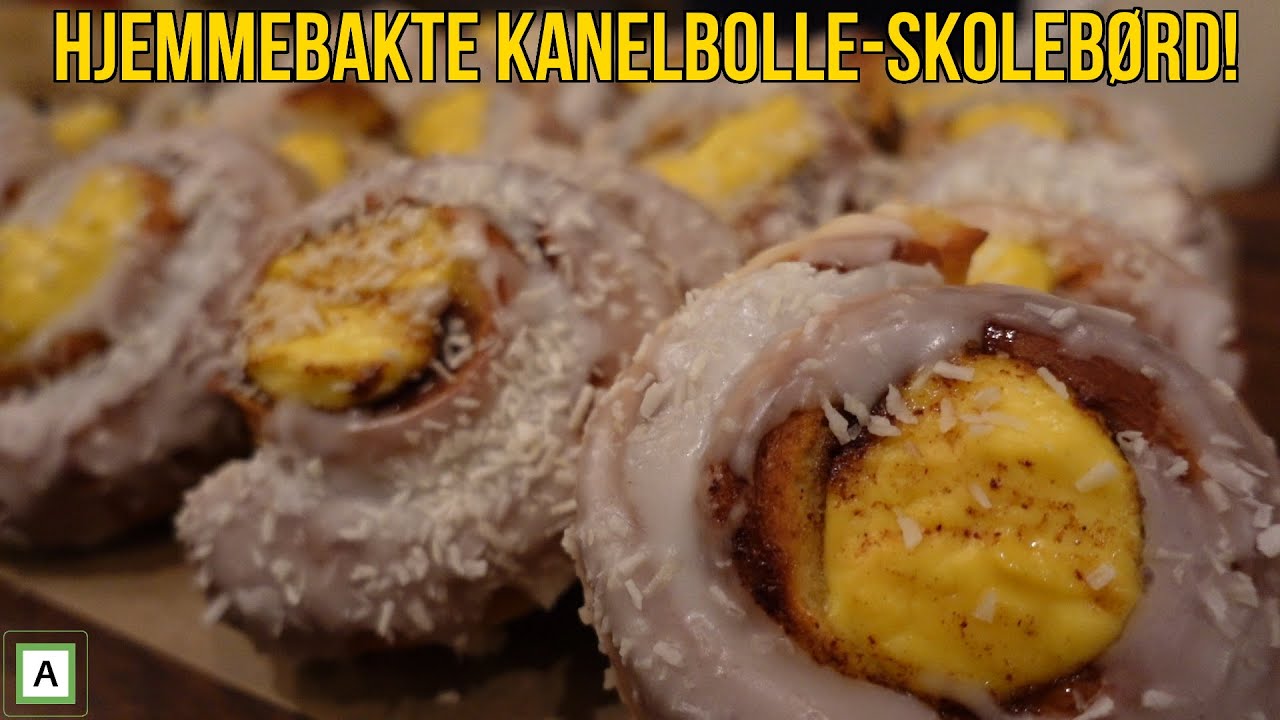 HJEMMEBAKTE KANELBOLLE-SKOLEBRØD!