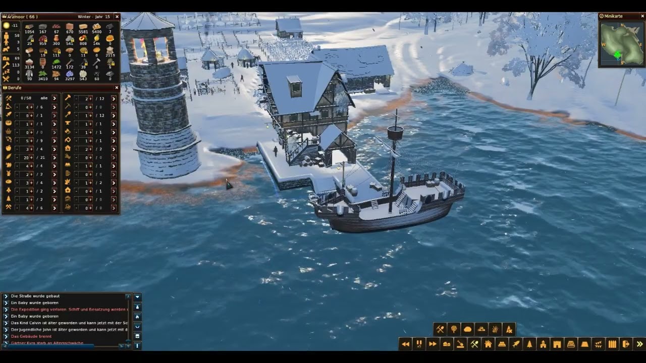 Life is Feudal: Forest Village /77/ Neues Schiff neues Glück