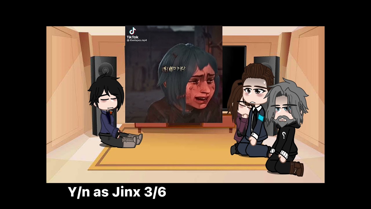 DBH react to y/n / longer / video game / Connor x y/n