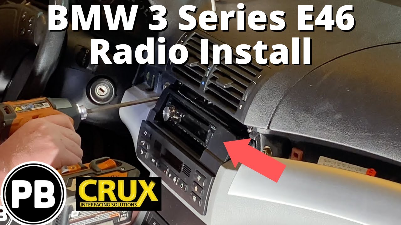 Установка радиоприемника BMW 3 серии E46 1999 - 2005 гг.