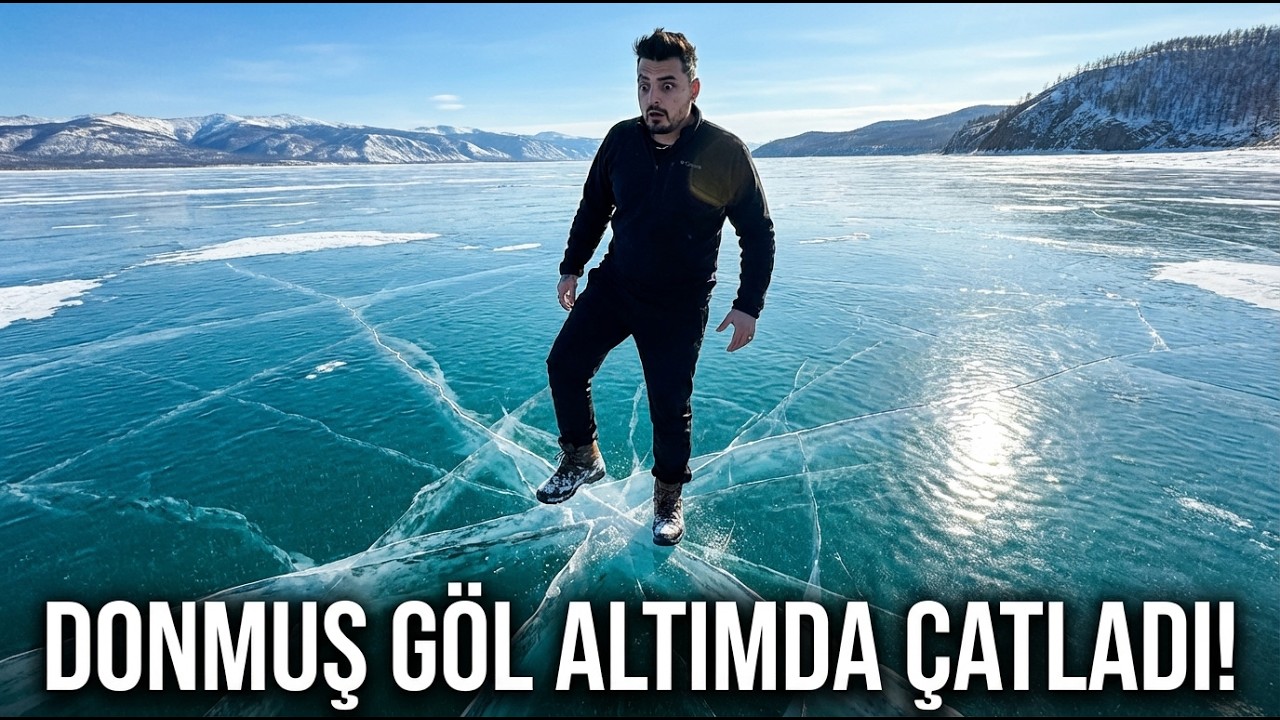 KIRILDI SANDIM ! Donmuş Gölün Üzerindeyken O Korkunç Çatlama Sesi Geldi…