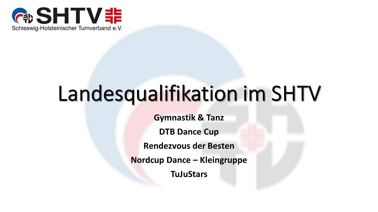 Landesqualifikation des SHTV+VTF 2024 in Gymnastik+Tanz; Rendezvous der Besten; DTB Dance cup