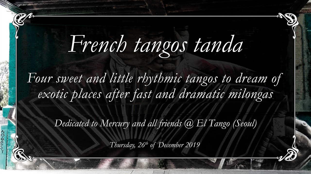 Sweet French tangos tanda  - Rafael Canaro, Mario Melfi, Miguel Orlando - 1933-1937