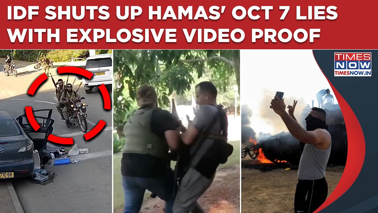 IDF's Explosive Video Proof Shreds Hamas' Oct 7 Lies| Strong Counter To Gaza Terrorists' This Claim