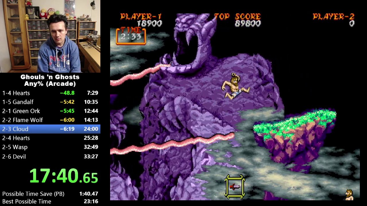 [Speedrun] Ghouls 'n Ghosts (Arcade) через 25:11