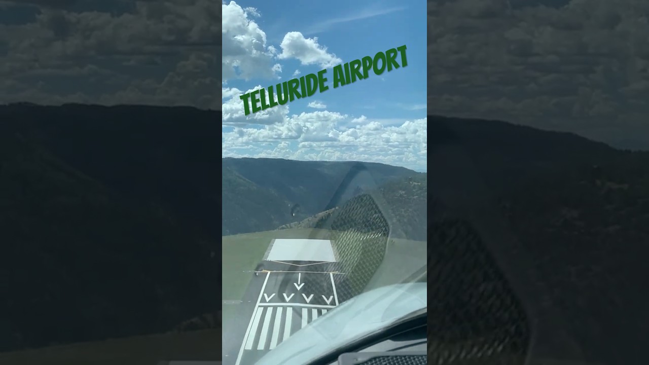 1000’ Drop at end of Runway: Telluride Airport KTEX 