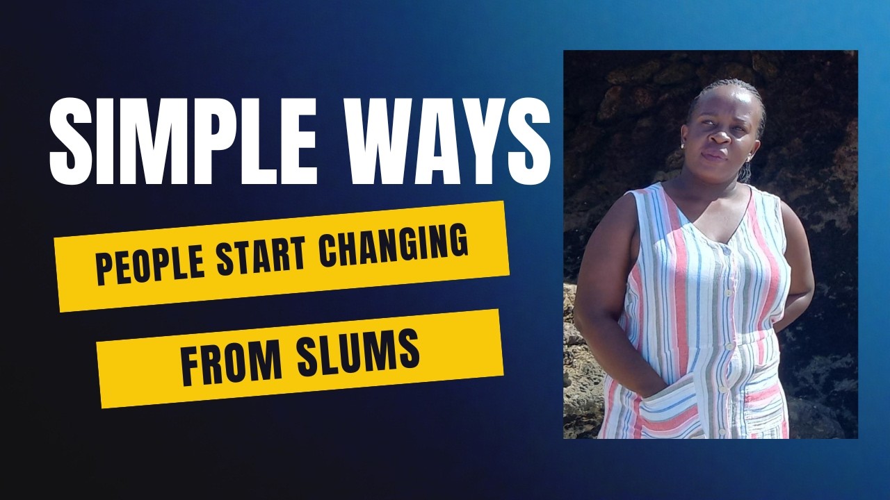 Simple Ways People Start to Change from Slums  png