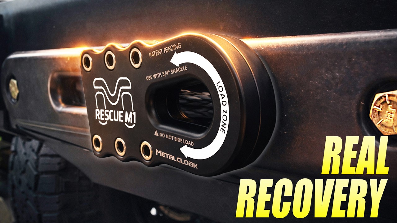 MetalCloak Rescue M1 Recovery Shackle | Real Jeep Recovery