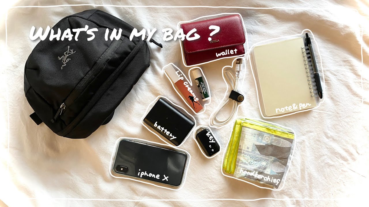#06 ［What's in my bag?］年々荷物が少なくなっている28歳社会人のカバンの中身