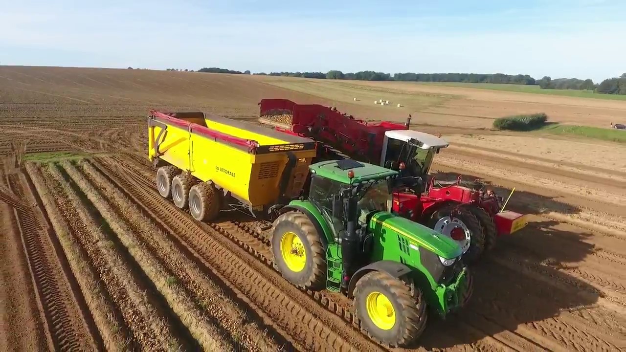 Arrachage de pommes de terre | Grimme UNIQUE | Dewulf | John Deere | New Holland