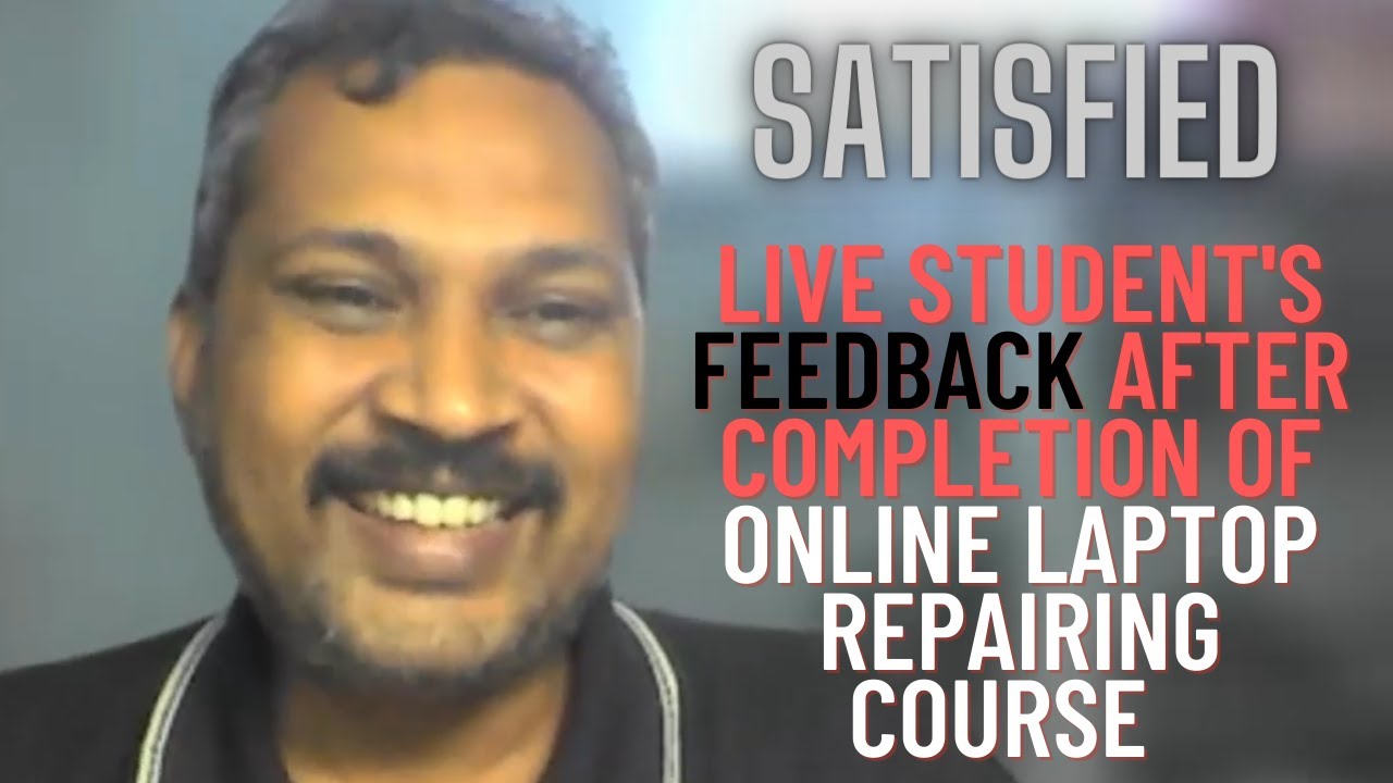 STUDENT's Feedback ENGLISH After Completing ONLINE Advance Laptop Chiplevel Repairing Course |LAPTEX