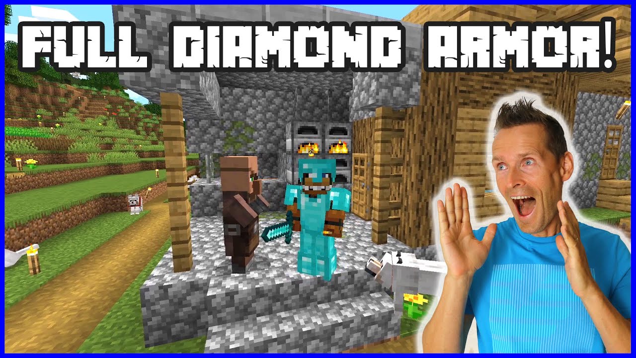 I Found Diamonds For Full Set Of Diamond Armor!!!