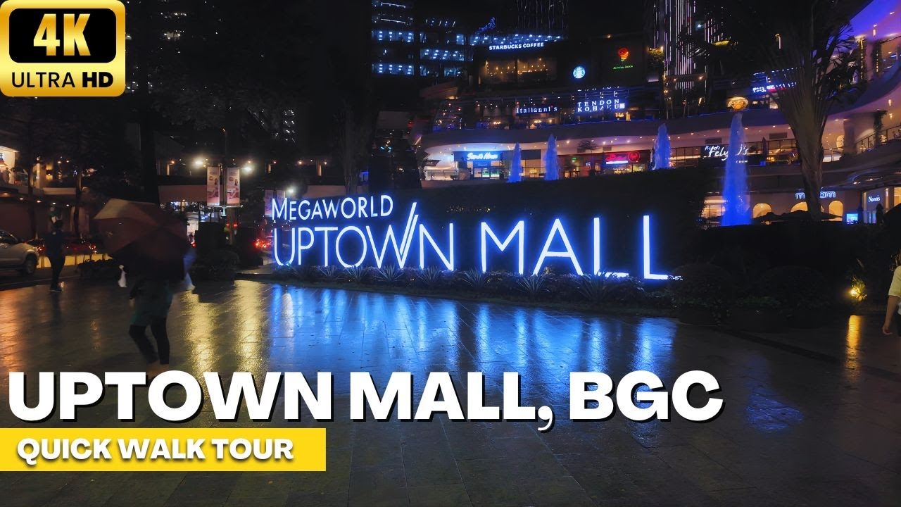 Uptown Mall BGC Walk Tour 🇵🇭